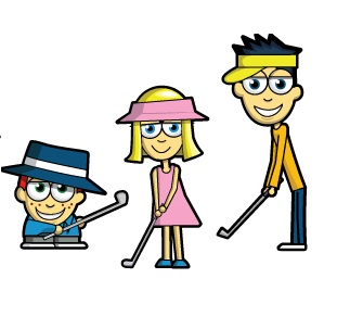 311x303 Golf Course Clipart Kid Golf