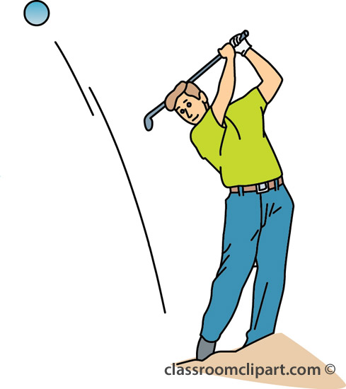 489x550 Golfer Golfing Clip Art