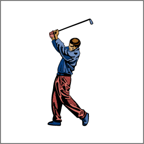 290x290 Golfer Free Golf Clipart Free Clipart Images Graphics Animated