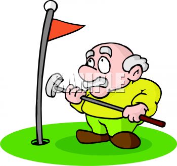 350x329 Cartoon Golf Clipart