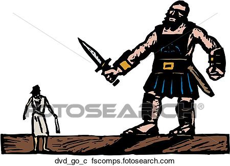 450x325 Clipart Of David And Goliath Dvd Go C