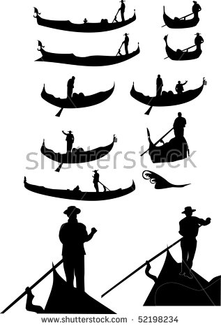 317x470 Gondola Silhouette Clip Art Clipart
