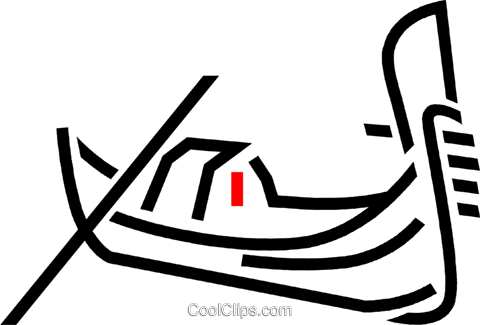 480x325 Gondola Royalty Free Vector Clip Art Illustration Vc026357