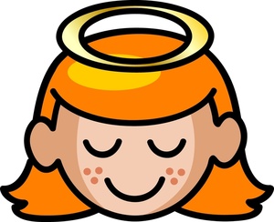 300x244 Angel Cartoon Clipart Image