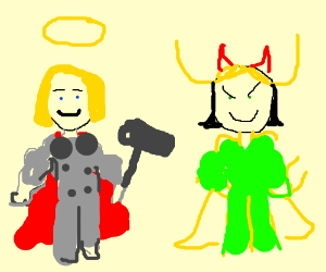 300x250 Thor Is A Good Influence, Loki Is Bad
