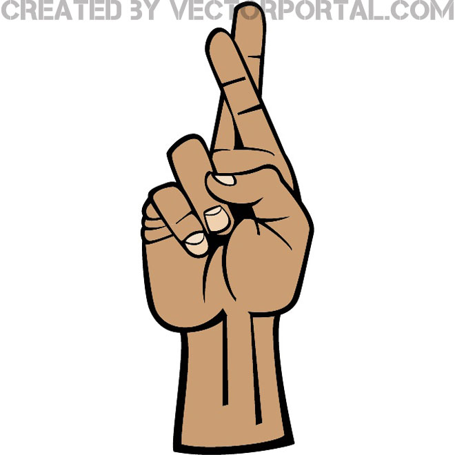 660x660 Crossed Fingers For Good Luck Free Clipart Images