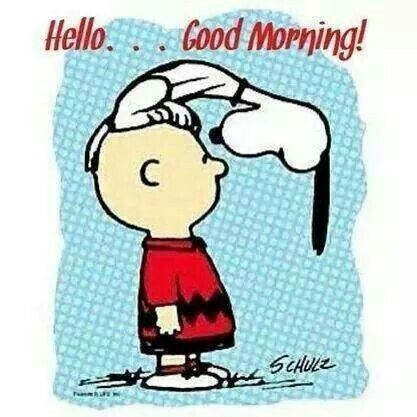 417x417 Snoopy Hello Good Morning Image Pictures, Photos, And Images