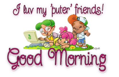 414x270 Morning Greeting Clipart