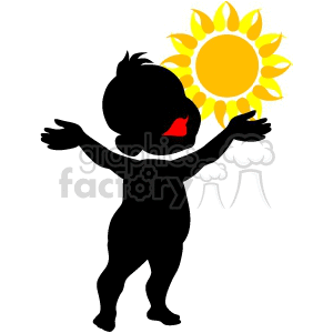300x300 Royalty Free Good Morning Sunshine 161902 Vector Clip Art Image