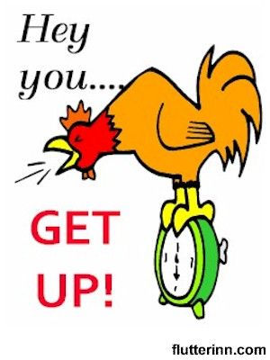 300x400 Morning Clipart Rooster