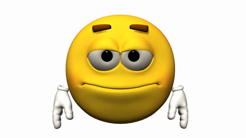 852x480 Happy Smiley Face Icon In A Negative Majority Like A Symbol