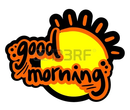 450x379 Good Morning Sun Royalty Free Cliparts, Vectors, And Stock