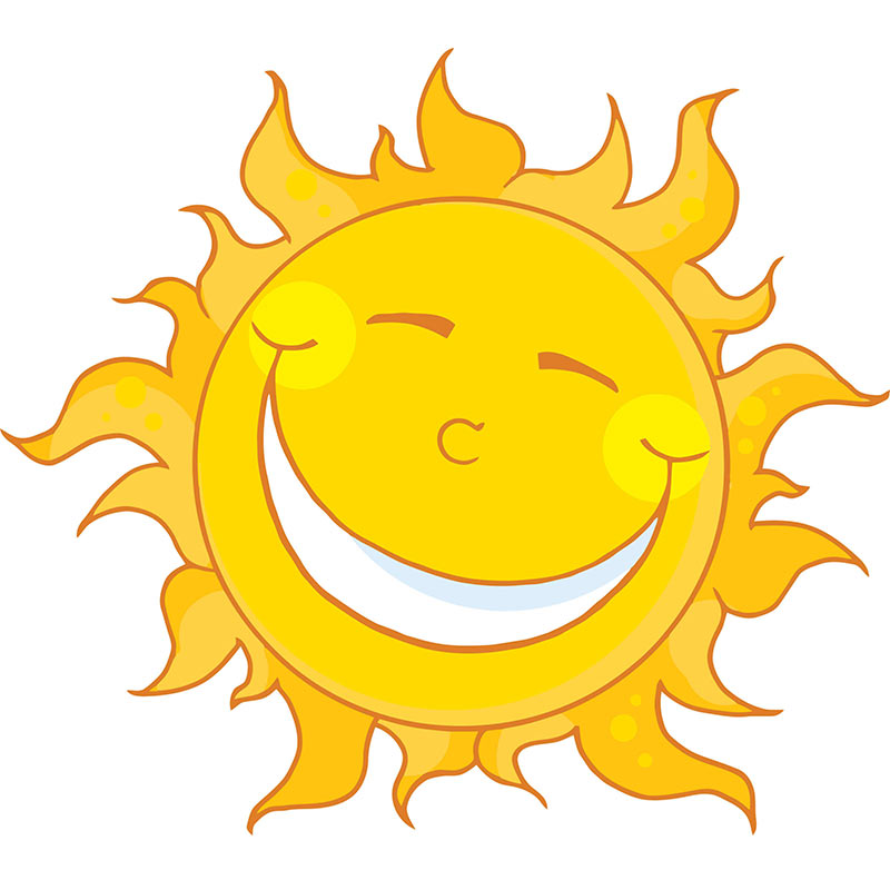 800x800 Happy Sun Clipart