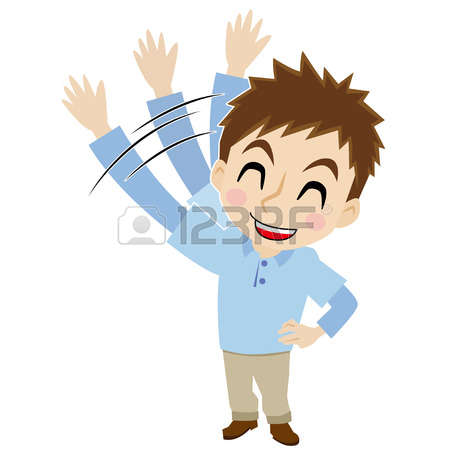 450x450 Graphics For Man Waving Goodbye Graphics