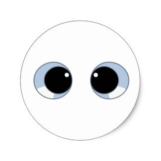 324x324 Googly Eye Stickers Zazzle