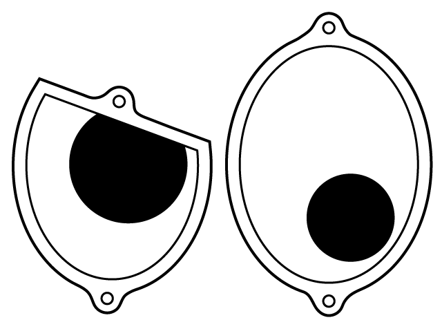 640x476 Random Diy Gigantic Yard Googly Eyes