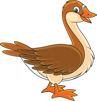 407x423 Goose Clipart Domestic Animal