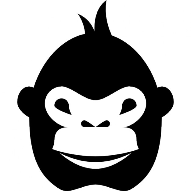 626x626 Gorilla Face Icons Free Download