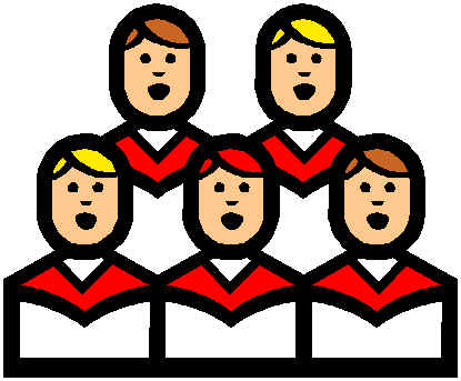 415x343 Male Gospel Singers Clipart