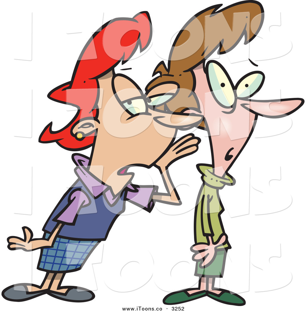 1024x1044 Vector Clip Art Of A Couple Of Office Women Gossiping About Their