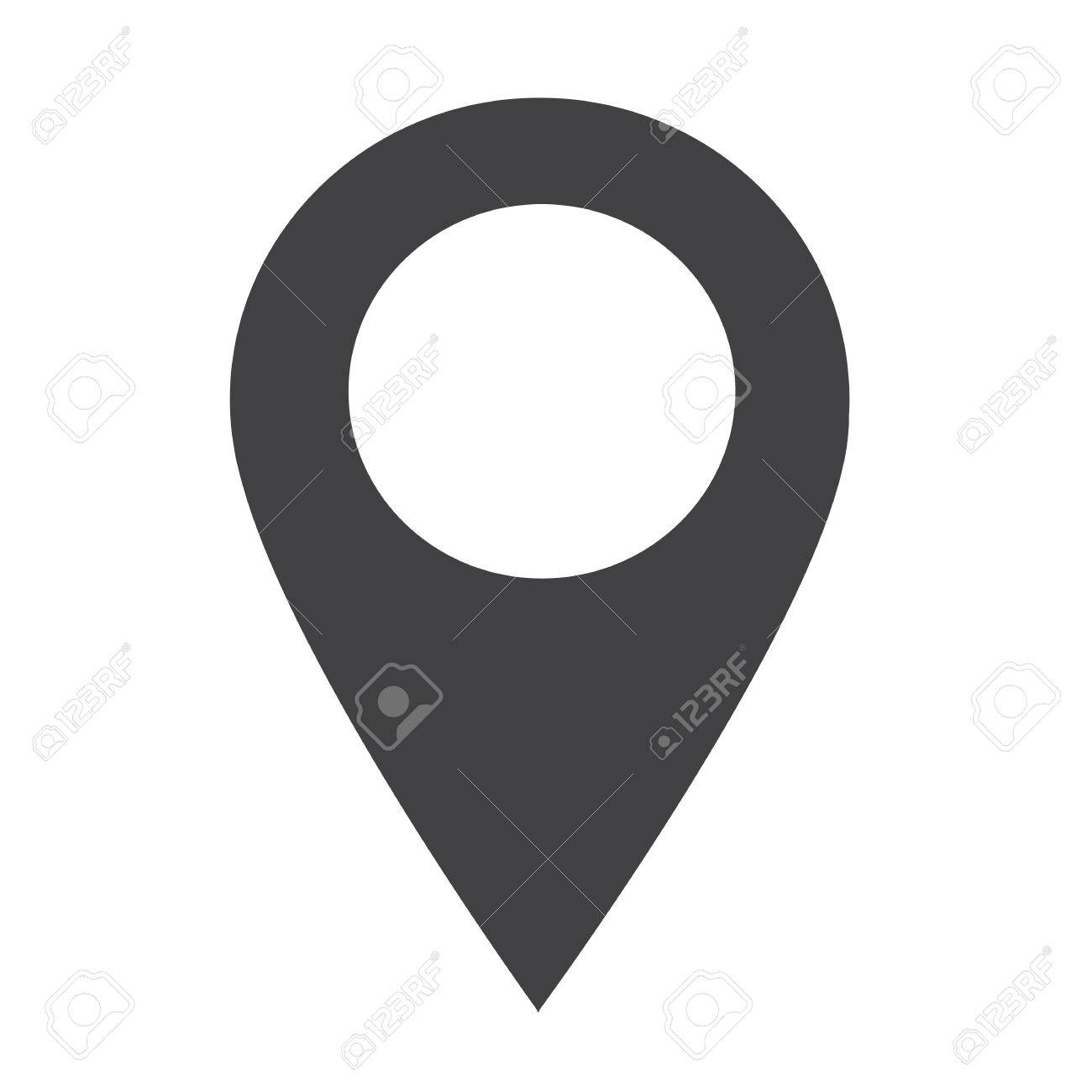 1300x1300 Gps Location Map Pointer Icon Royalty Free Cliparts, Vectors,