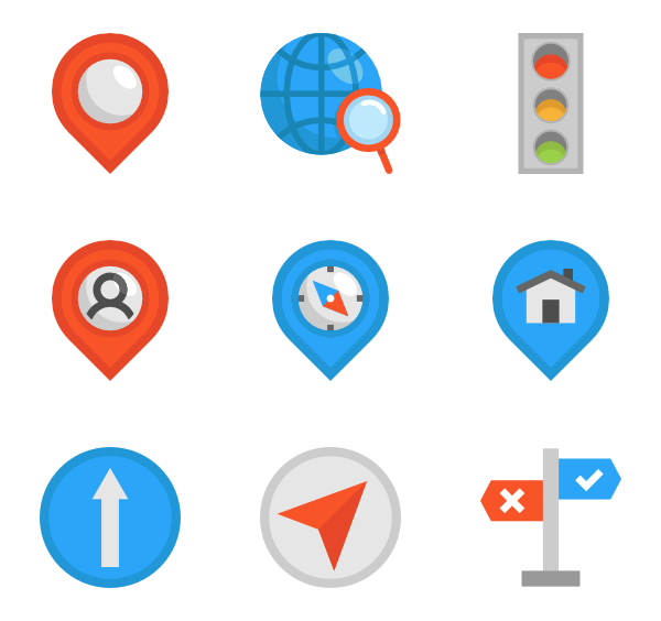 600x564 Gps Icons