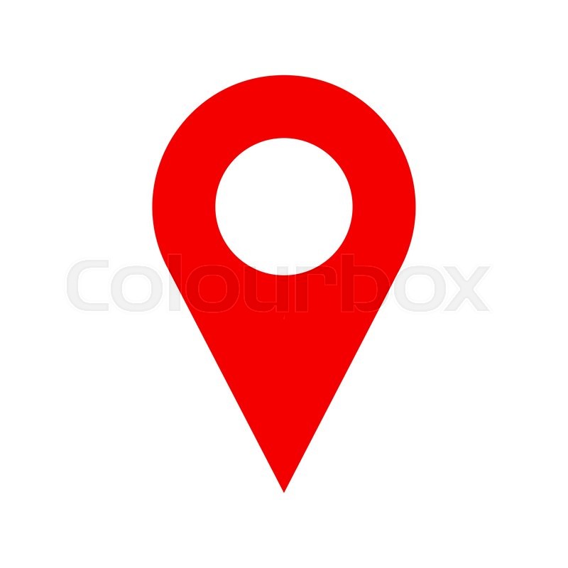 800x800 Vector Pinpoint Icon Isolated On White Background. Pinpoint Symbol