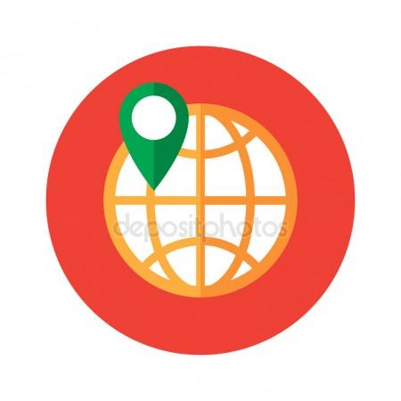 450x450 Gps Icon. Global Positioning System. Information Technology Design