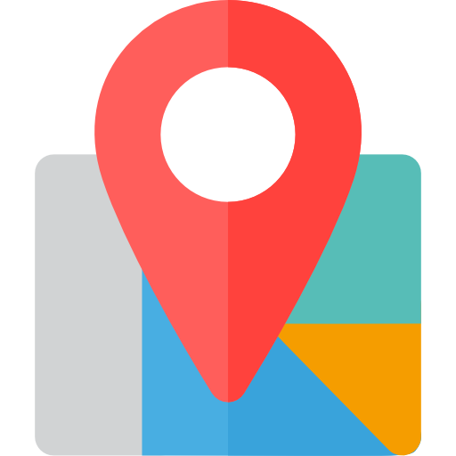 512x512 Gps Flat Tomato Icon