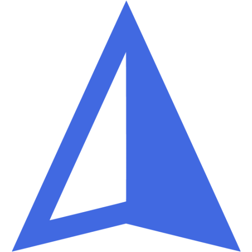 512x512 Royal Blue Gps Device Icon