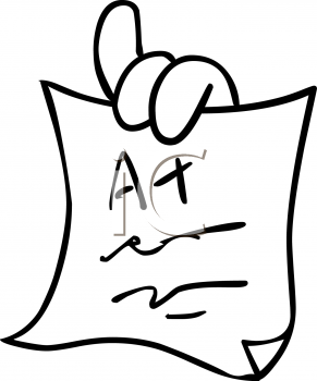 291x350 Royalty Free Grades Clip Art, School Clipart