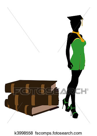 337x470 Stock Illustration Of African American Graduate Illustration