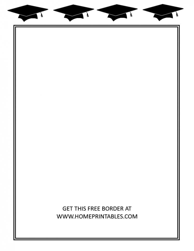 805x1042 Designs Border Lines Design For Graduation With Page Border