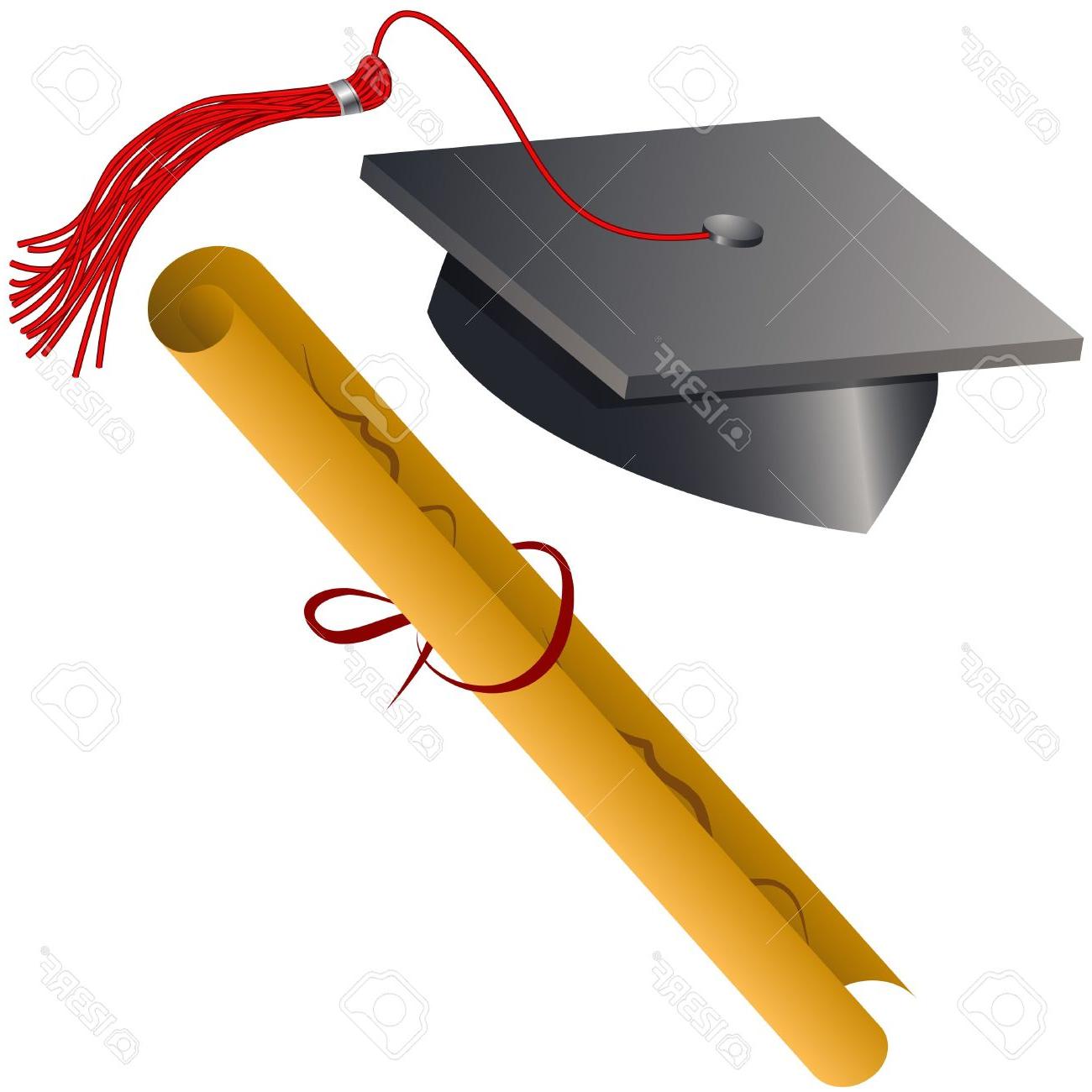 1300x1300 Unique Graduation Hat And Diploma Clip Art Vector Library Free