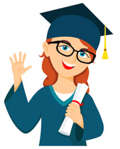 169x210 Free Graduation Clipart