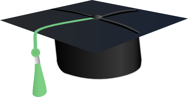600x310 Graduation Cap Transparent Clipart