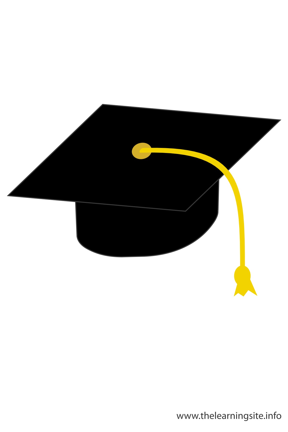 1199x1799 Graduation Cap Black And White Clipart Cliparthut