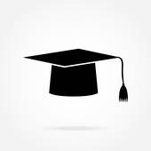 170x170 Clipart Of Graduation Cap Icon K21716914