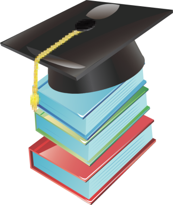 339x400 Graduation Cap And Diploma Clipart