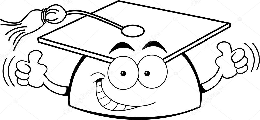 1023x474 Graduation Cap Cartoon