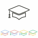 160x160 Graduation Cap Icon Stock Image And Royalty Free Vector Files