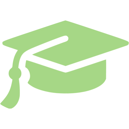 512x512 Guacamole Green Graduation Cap Icon