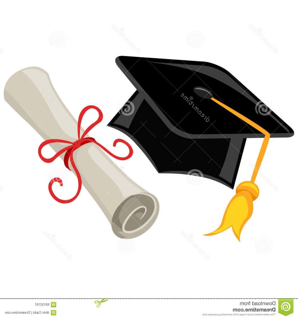 1024x1095 Best Hd Graduation Cap Mortarboard Diploma Vector Illustration