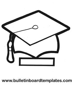 236x287 Graduation Cap Coloring Page Cards