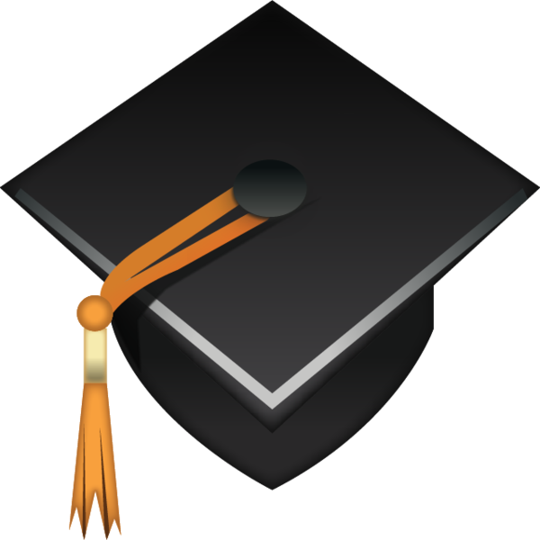 600x600 Download Graduation Cap Emoji Icon Emoji Island