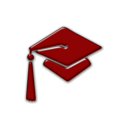 256x256 Maroon Clipart Graduation Cap