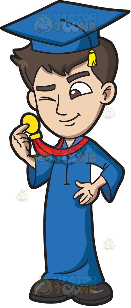 437x1024 Graduating Clipart