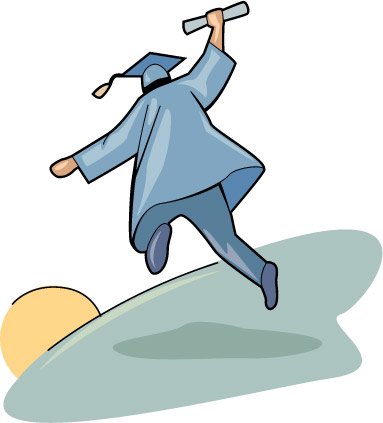 383x423 Graduation Day Clipart