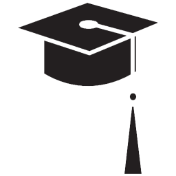 256x256 Collection Of Graduation Cap Icons Free Download