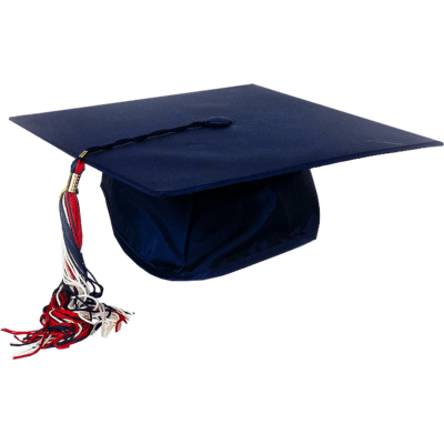 400x400 Black Graduation Hat Transparent Png